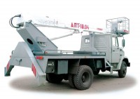  Автовышка  Автомобиль на базе ЗИЛ 130 АПТ-18. Установка Питер в аренду, Москва и область.